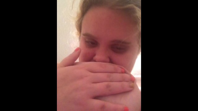 Sucking my own tits