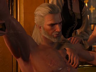 The Witcher 3 Episode 7: Geralt Takes A Bath With Three Random Wenches