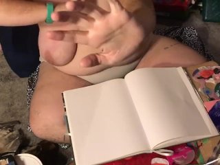tattooed women, drawing, curly, big tits