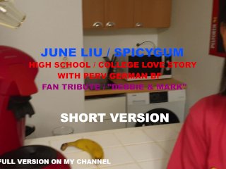 June Liu 刘玥 / SpicyGum - Chinese Teen fucking hard with her German BF (Short V - JL_028) screenshot number 0