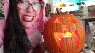 Happy Halloween Dousing Plamen Jack-O-Lantern With My Piss