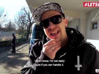 LETSDOEIT - Busty Czech PAWG Bounces Her Huge Tits On The SEX Bus screenshot number 1