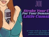 Stroke your cock for your desperate little cumslut - EROTIC AUDIO JOI