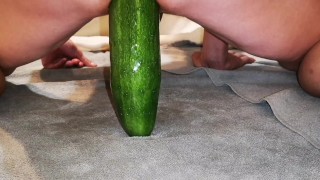 big cucumber deep in my ass