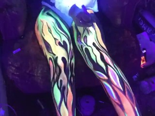 Neon Blacklight Body Paint