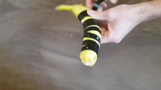 如何在家里制作玩具阴道香蕉