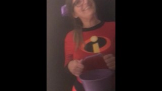Halloween Trick-Or-Treater Fucks Me Hard Pawg Real Amateur