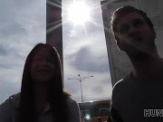 Preview 3 of HUNT4K. Pickup at bus station works and angelface Angella Christin