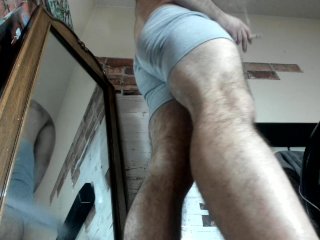 UNDERWEAR FETISH - STR8BOYPAULIE - HAIRY - CUMSHOT -  AMATEUR HOT