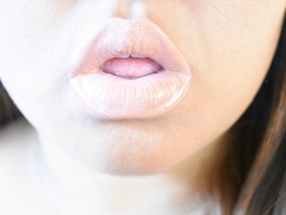 pouty lips, soft moans, teenager, big lips