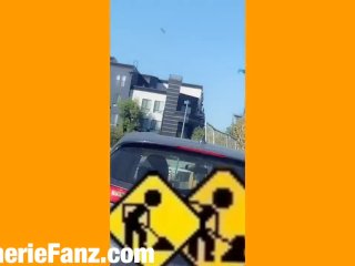 Cherie DeVille Fucks real construction worker roadside live on Snapchat TRAILER