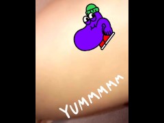 Fuck Ton of Nut Dripping Out Tight Ebony Pussy