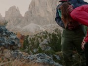 Preview 2 of Hiking and sex at 2600 mt