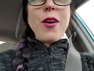 Public Blowjob Deepthroat Practice_In A Busy ParkingLot