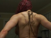 Preview 3 of Busty FBB Flexes and Fucks