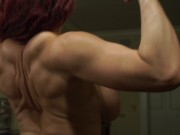 Preview 4 of Busty FBB Flexes and Fucks