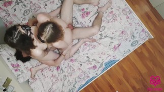 Hot teen threesome