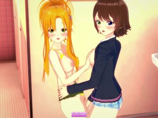 Yuna catches Rikku masturbbting - FFX-2 Hentai Porn Video