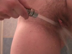 Masturbation Shower Hairy Pussy