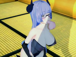 Gneisenau_Succubus - Azur Lane - 3D Hentai / Koikatsu