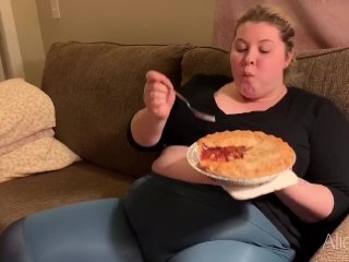 SHOVINGPIE DOWN INTO_MY HUGE HUNGRY_STOMACH