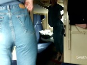 Preview 5 of DOUBLE CUM IN MOUTH FOR CUTIE TRAVELER IN TRAIN