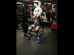 Cardio funny bunny