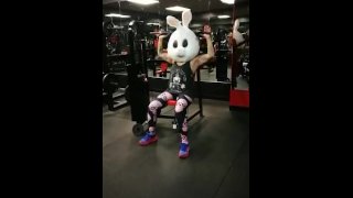 Cardio funny bunny