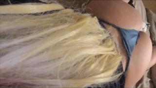 ASMR CUM For Sure HOT Blonde Wants Your Cock