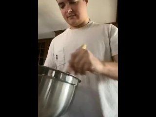 amateur, solo male, cooking, big ass