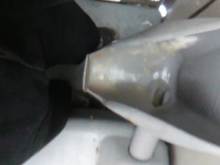 POV Transgirl In PortaPotty Too Nervous To Piss Outside on Cam For 1st Time