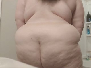 bbw teen, solo female, exclusive, ass shaking