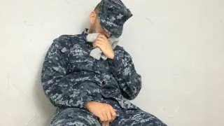 Navy Socksniffer Jerks Off