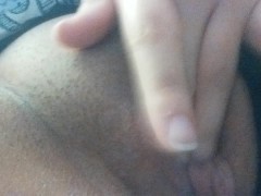 nympho shows off pussy