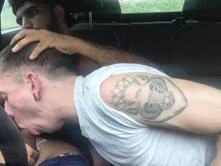 Jafar picks up Zavier Sibley in his car and cums down his throat