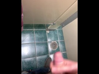 In the stall ( someone next to me)