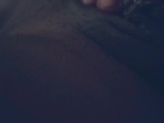 My pussy is so plump and sensitive! I can barely keep quiet