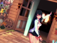 [MMD]Takarada Rikka-Cat Food[by maro-chan]