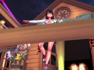 [MMD]Takarada Rikka-Cat Food[by maro-chan]