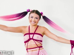 ADULT TIME Bubblegum Dungeon- Adria Rae BDSM - Screenshot 1 of 16 - Adulttime