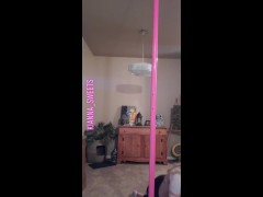 Snapchat Pole Dancing Strip Tease-KiannaSweets