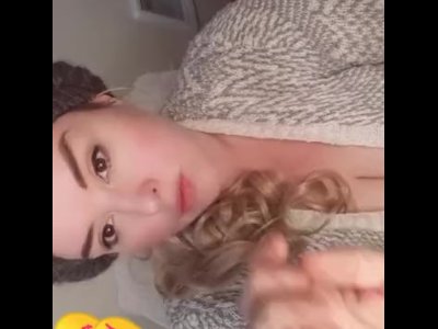 Blonde bbw rubs and finger fucks her wet pussy until she comes many times!