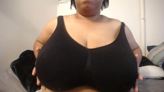 Having Fun With My Large Tits