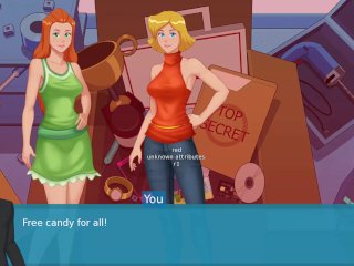 anime game, totally spies, totally spies hentai, halloween