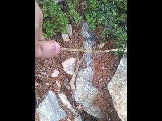 Slow Motion Outdoor Pee
