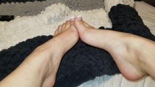 Sucking And Fucking With French Tip Toes