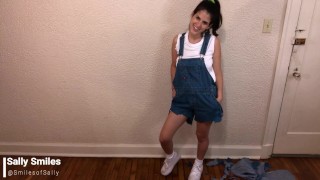Distressed Overalls Bad Babysitter Cuts And Destroys Her Jeans Overalls