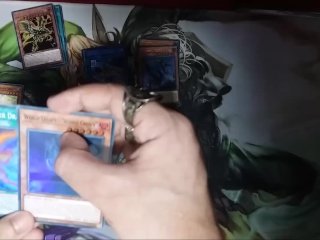 solo male, cards, parody, yugioh