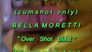 Vista previa de B.B.B.: Bella Moretti "Over Shot Blast" (solo cum) WMV con Slomo