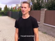 Preview 1 of CZECH HUNTER 477 -  Good Looking Twink Gets A Fat Cock Right In His Ass